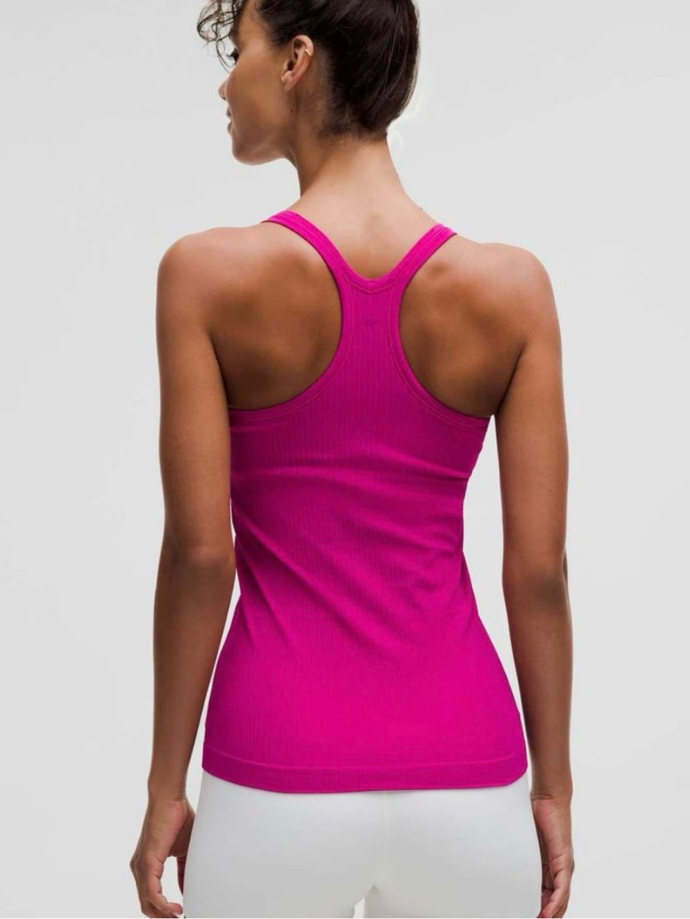 lululemon Ebb To Street Ribbed Tank Top Ripened Raspberry Yoga Full Length - Picture 3 of 3